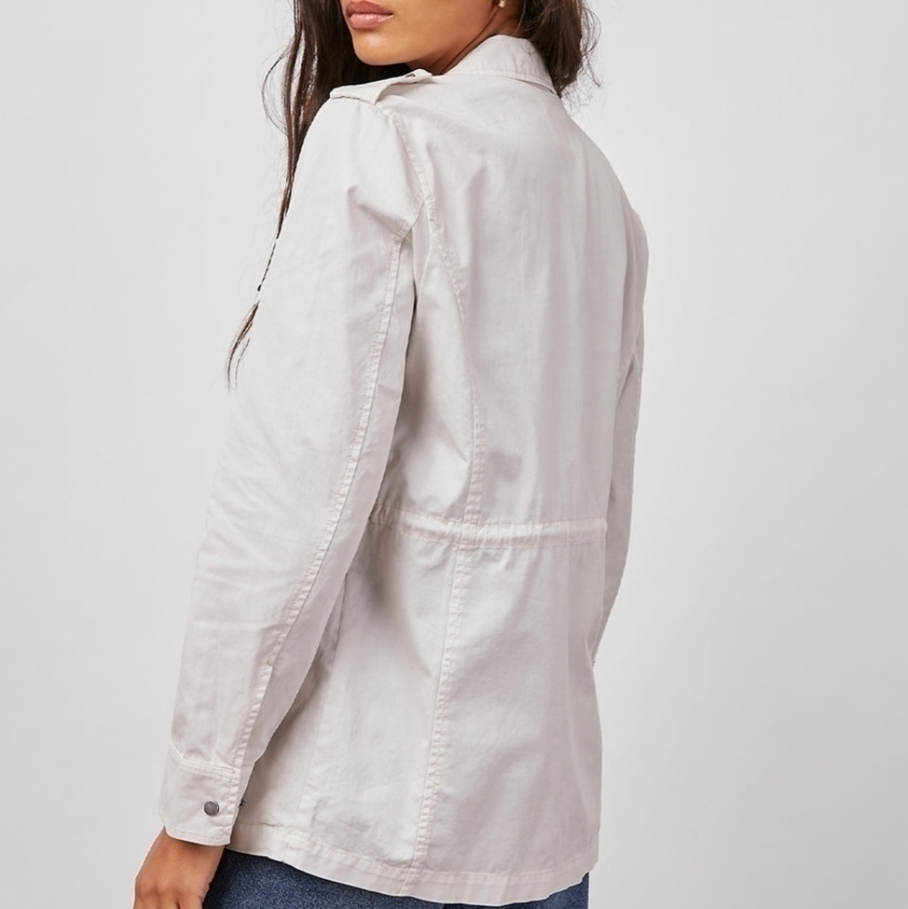 Rails 'Miller' Military Cotton Utility Jacket | Cream | Size M | NWT - Picture 8 of 12